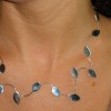  Flexible silver necklace